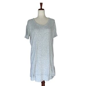 DemyLee New York Women's Dress 100% Cotton Tunic Scoopneck Boho Quiet Luxury